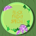 Handwriting text Black Friday Special. Concept meaning The day after thanksgiving Crazy Sale Shopping season Cutouts of Royalty Free Stock Photo