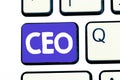 Handwriting text Ceo. Concept meaning Main person responsible for managing a company Operating officer Royalty Free Stock Photo