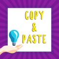 Handwriting text Copy Paste. Business overview an imitation, transcript, or reproduction of an original work