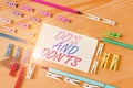 Handwriting text Do S And Don Ts. Concept meaning Technologically complication of making a decision Colored clothespin Royalty Free Stock Photo