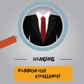 Handwriting text High Quality Passion For Excellence. Concept meaning Excellent job great successful business Magnifying