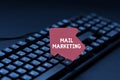 Handwriting text Mail Marketing. Business approach sending a commercial message to build a relationship with a buyer