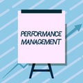 Handwriting text Performance Management. Internet Concept Improve Employee Effectiveness overall Contribution Whiteboard Royalty Free Stock Photo