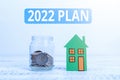 Handwriting text 2022 Plan. Business approach Challenging Ideas Goals for New Year Motivation to Start Creating Property