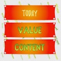 Handwriting text Value Content. Concept meaning Quality content writing to get good on search engine rankings Wooden panel Royalty Free Stock Photo