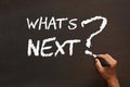 What`s Next Question Royalty Free Stock Photo