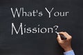 What`s Your Mission Concept Royalty Free Stock Photo