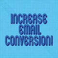 Handwriting text writing Increase Email Conversion. Concept meaning Action taking place on your landing page Seamless Dots Tiny Royalty Free Stock Photo