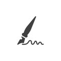 Handwriting, write vector icon