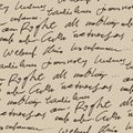 Handwritten abstract text illustration, vector script background