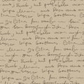 Handwritten abstract text illustration, vector script background