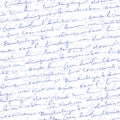 Handwritten abstract text seamless pattern