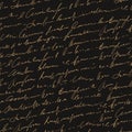 Handwritten abstract text seamless pattern