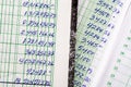 Handwritten accounting Royalty Free Stock Photo