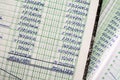 Handwritten accounting Royalty Free Stock Photo