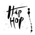 Handwritten lettering Hip Hop