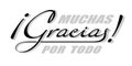 Handwritten lettering in Spanish language Muchas Gracias - Thank you very much. Vector calligraphy isolated phrase with shadow Royalty Free Stock Photo