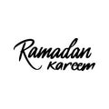 Handwritten Ramadan Kareem Isolated Lettering