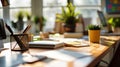 Handwritten Thank You Notes on Desks