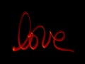 Handwritten word 'LOVE'