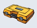 Suitcase for tools. Vector drawing Royalty Free Stock Photo