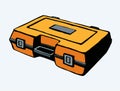 Suitcase for tools. Vector drawing Royalty Free Stock Photo