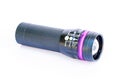 Handy LED torch on white Royalty Free Stock Photo