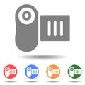 Handycam camcorder icon vector