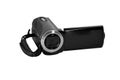 Handycam or handy cam isolated on white background. Royalty Free Stock Photo