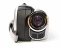 The handycam isolated on white Royalty Free Stock Photo