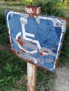 Handycap or wheelchair person symbol