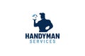 Handyman logo vector graphic for any business