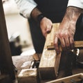 Handyman Occupation Craftsmanship Carpentry Concept Royalty Free Stock Photo