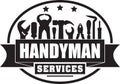 Handyman services solid gubber stamp for your logo or emb