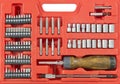 Handyman Socket and Ratchet Tool Set Royalty Free Stock Photo