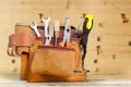 Handyman tool belt Royalty Free Stock Photo