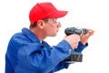 Handyman working Royalty Free Stock Photo