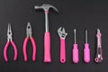 Handywomans tools Royalty Free Stock Photo