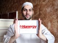 Hanergy power and energy company logo Royalty Free Stock Photo