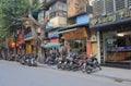 Hang Bac shopping street Hanoi Vietnam