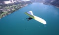 Hang glider in the Alps