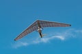 Hang glider in the blue sky Royalty Free Stock Photo