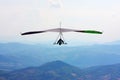 Hang glider flying in the Italy
