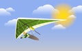 Hang glider vector