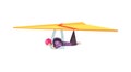Hang Glider Illustration Royalty Free Stock Photo