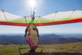 Hang glider Royalty Free Stock Photo