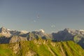 Hang glider at the Nebelhorn