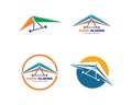 hang gliding icon vector illustration design Royalty Free Stock Photo