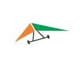 hang gliding icon vector illustration design Royalty Free Stock Photo