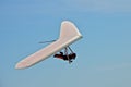 Hang gliding man